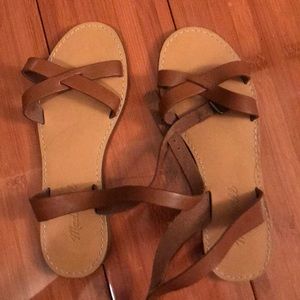 Brand new, never worn Madewell sandals